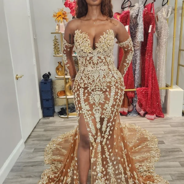 Immaculate Gold Feature Image Gown