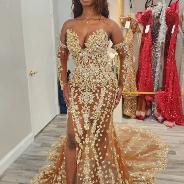 Immaculate Gold Gown 1