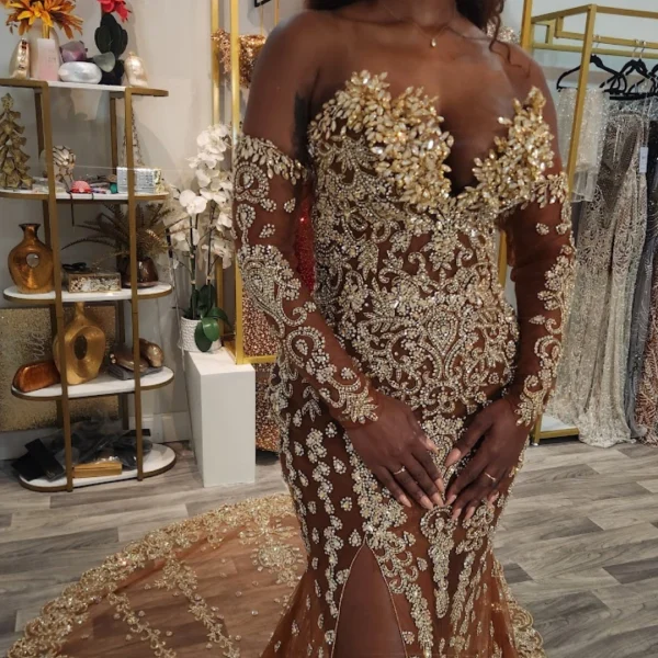 Immaculate Gold Gown 3