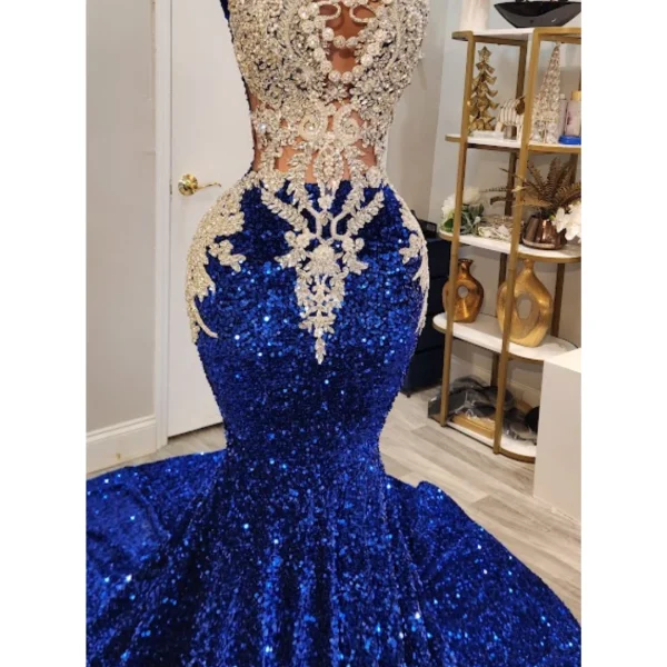 Silver on Blue 02 Image 1