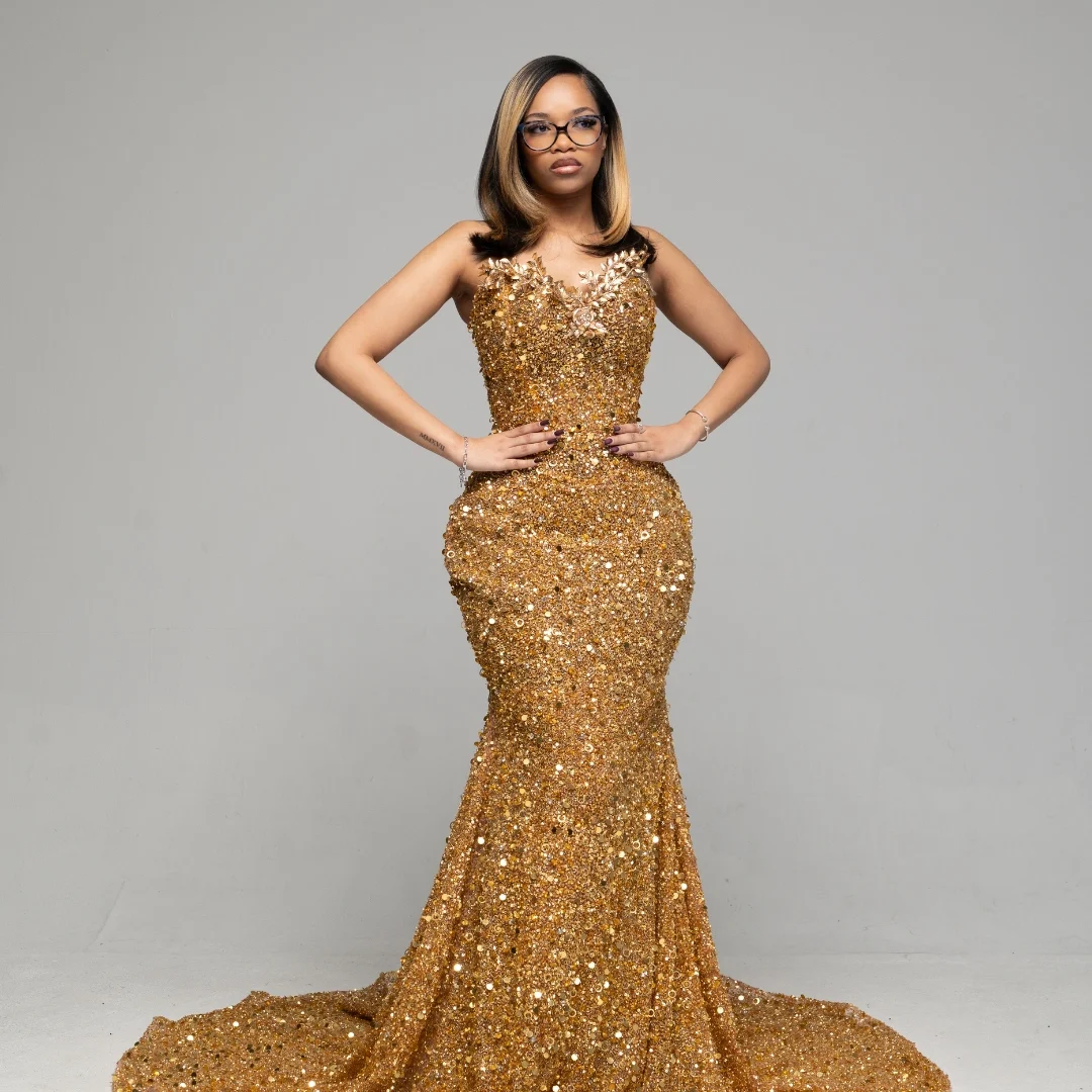 Elanora Gold Gown Picture 2