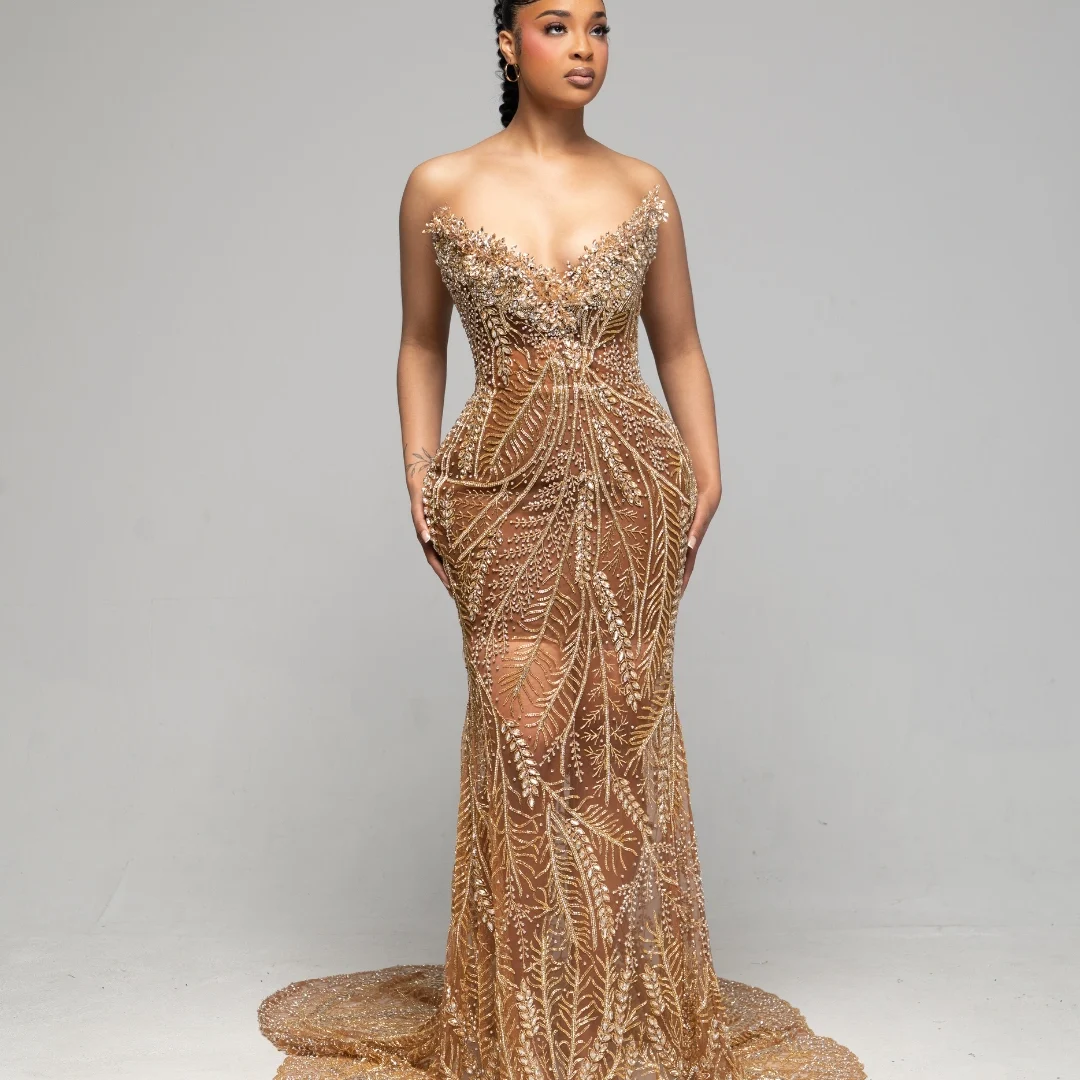 Luxe Gold Gown 03 Picture 1