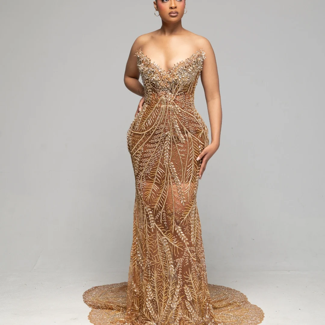 Luxe Gold Gown 03 Picture 3