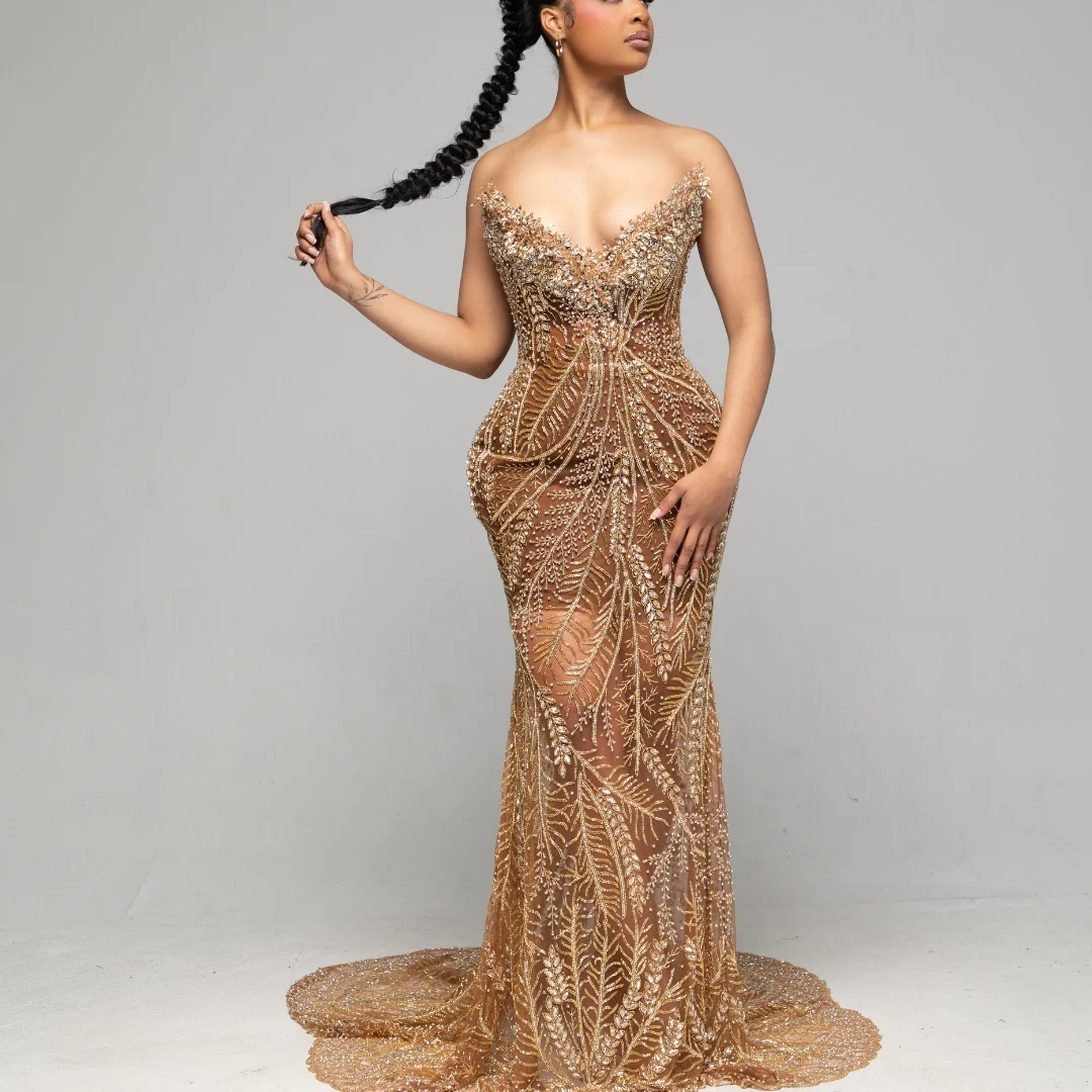 Luxe Gold Gown 03 Picture 4