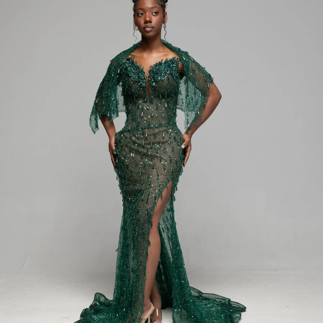 Luxe Green Gown 01 Picture 1