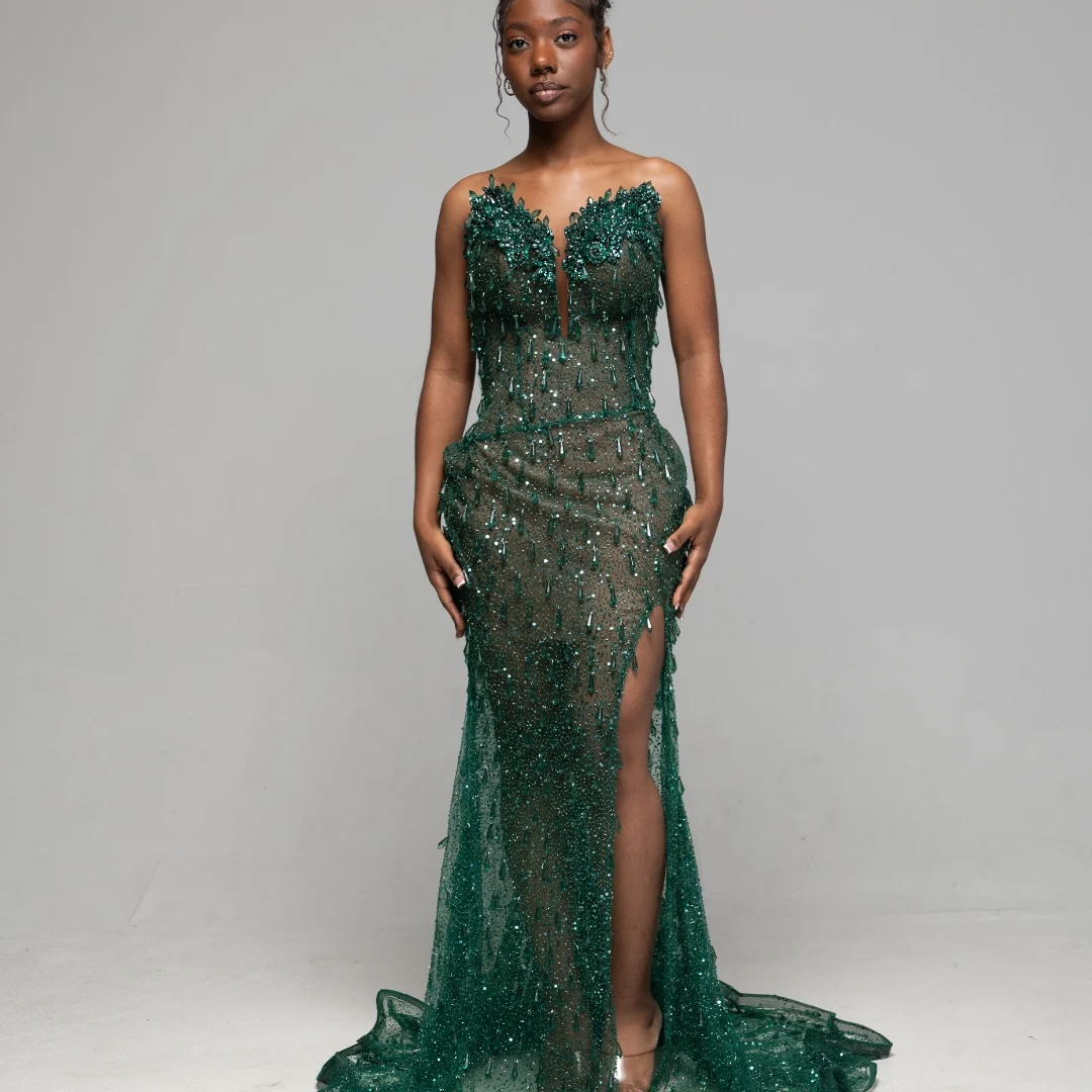 Luxe Green Gown 01 Picture 2